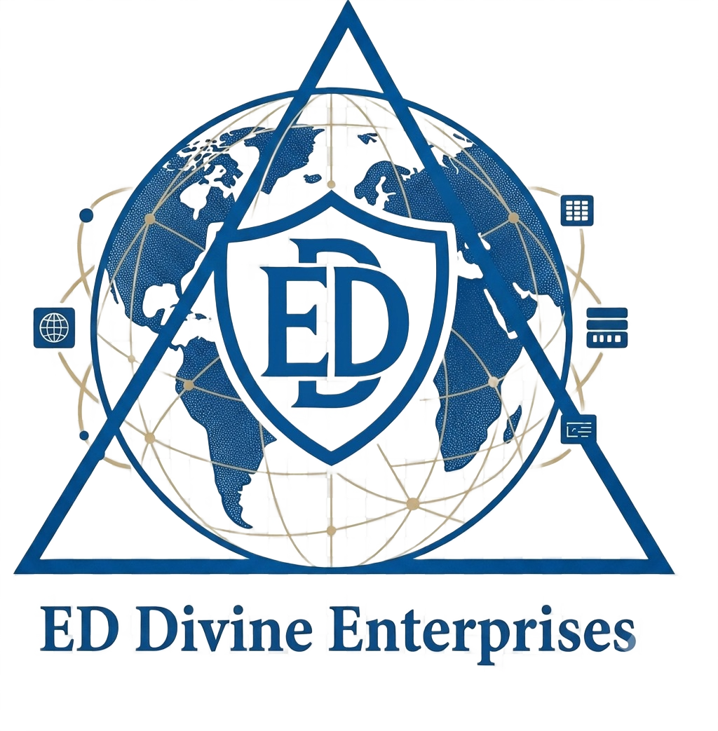 Ed Divine Brand Identity Logo